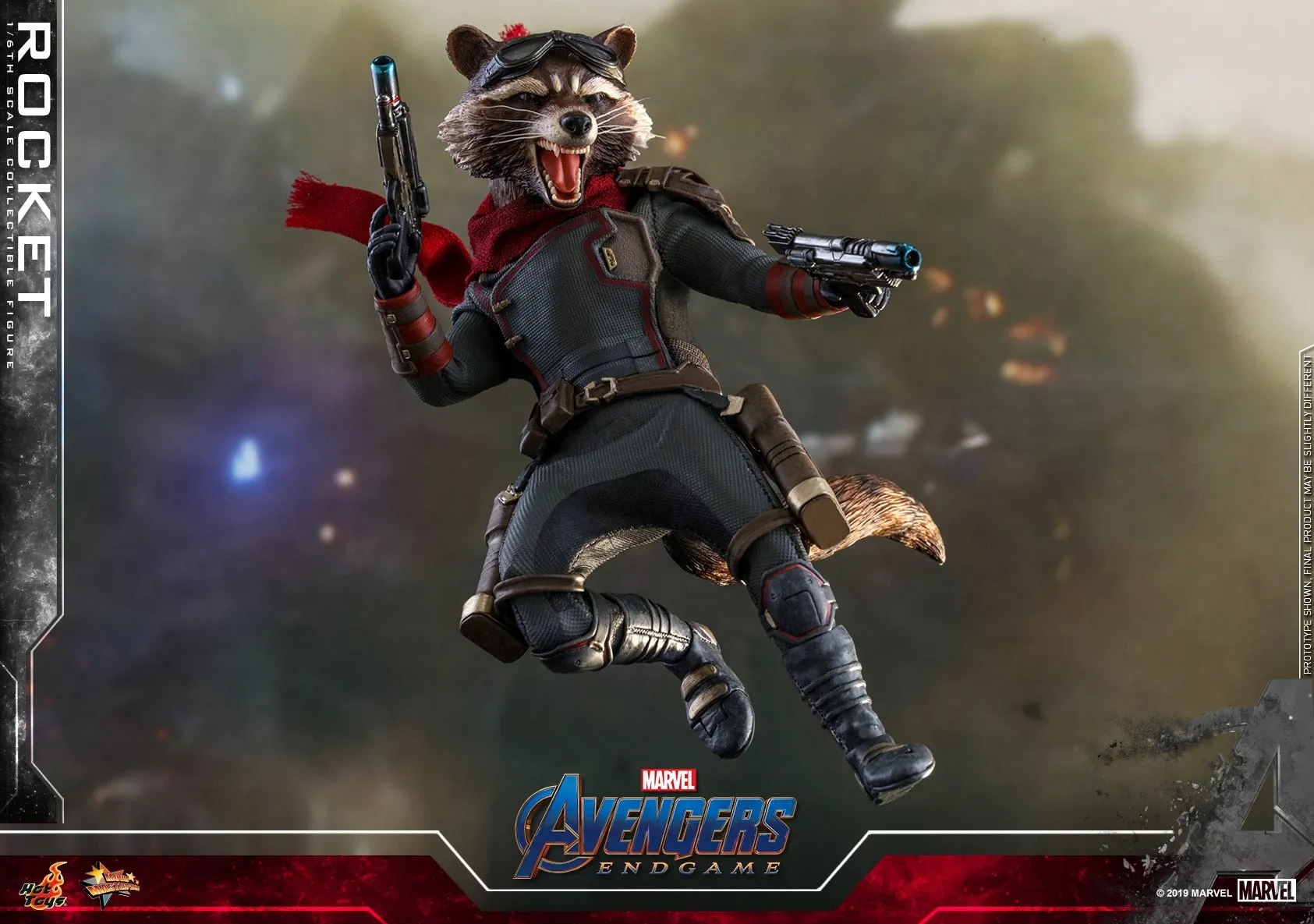 Hot Toys - MMS548 - Avengers Endgame - 1/6th scale Rocket Collectible Figure