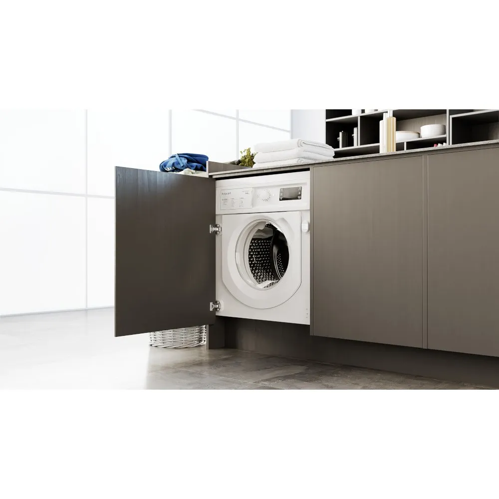 Hotpoint BIWDHG961485UK Integrated 9Kg / 6Kg Washer Dryer with 1400 rpm - White