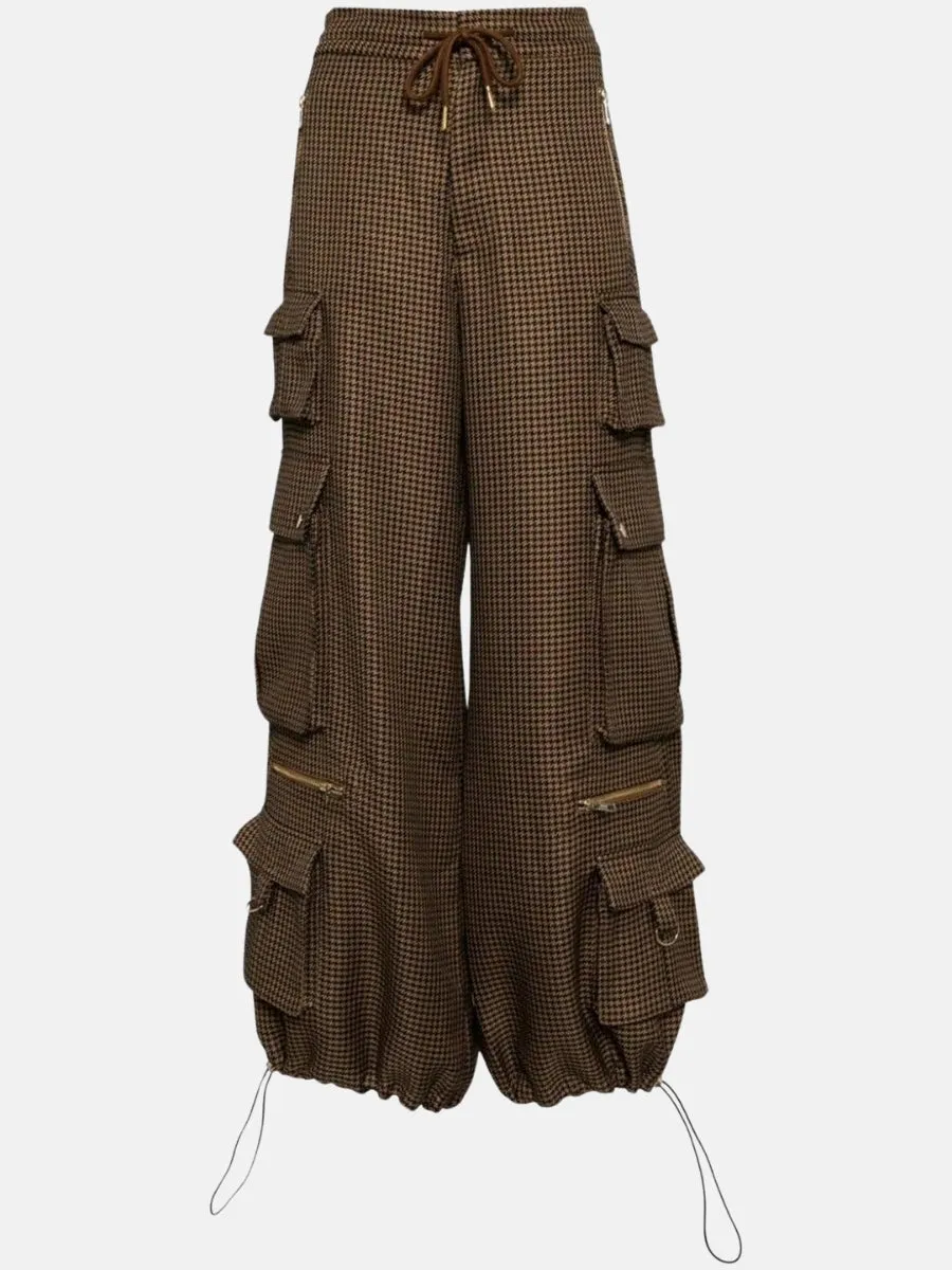 Houndstooth Cargo Pants