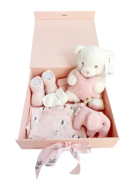 It's a Girl New Baby Gift Set Pink Boxed