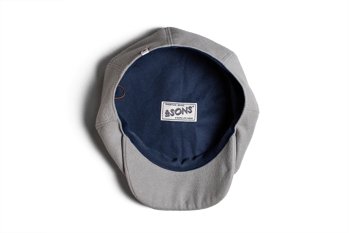 Jackson Traditional Baker Boy Hat - Light Grey