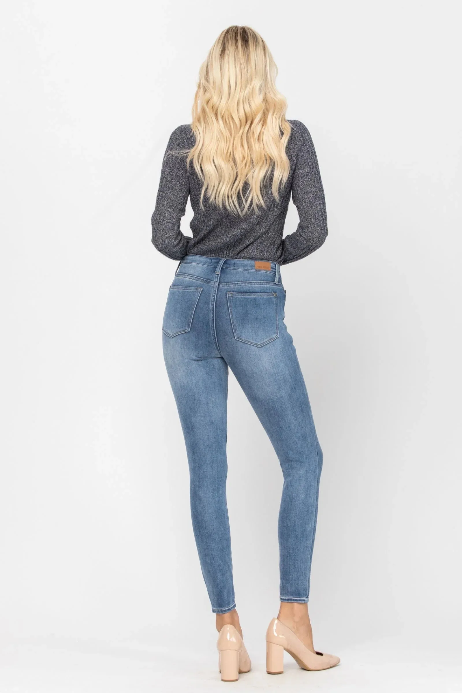 Judy Blue High Waist Thermal Skinny Denim 88206