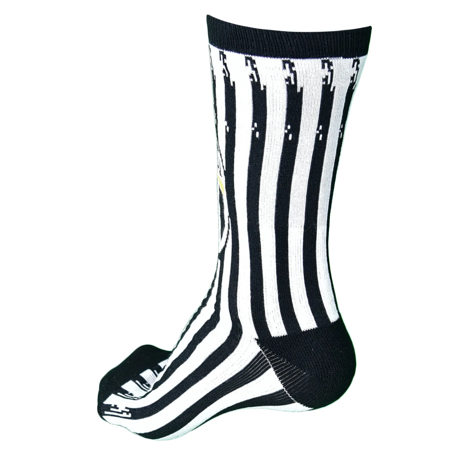 Juventus FC Stripes Calf-length Socks Size 9-13 Maccabi Art