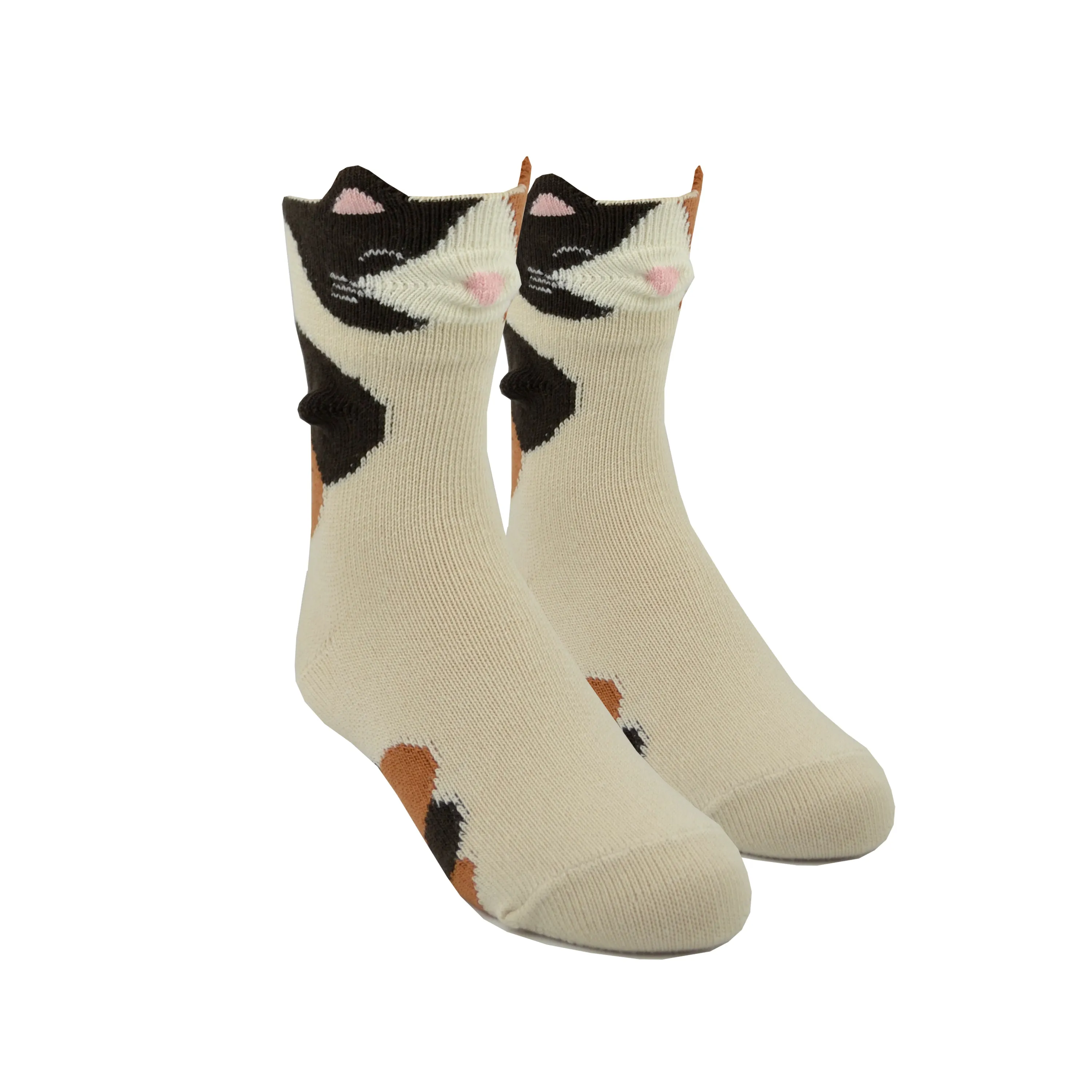 Kid's 3D Calico Cat Socks