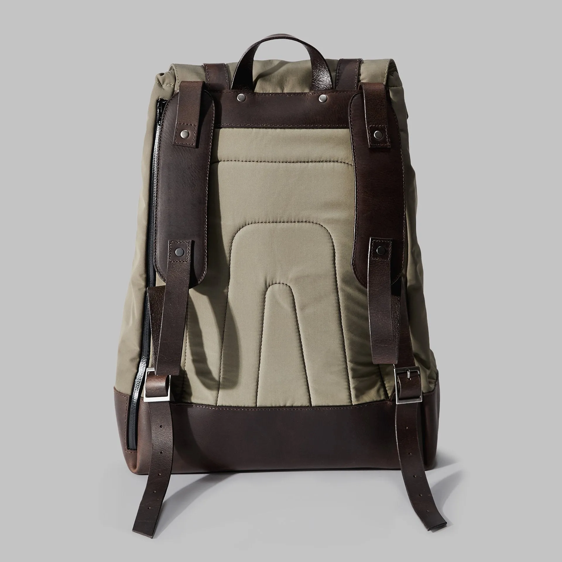 Kingsley Beige Nylon Rucksack