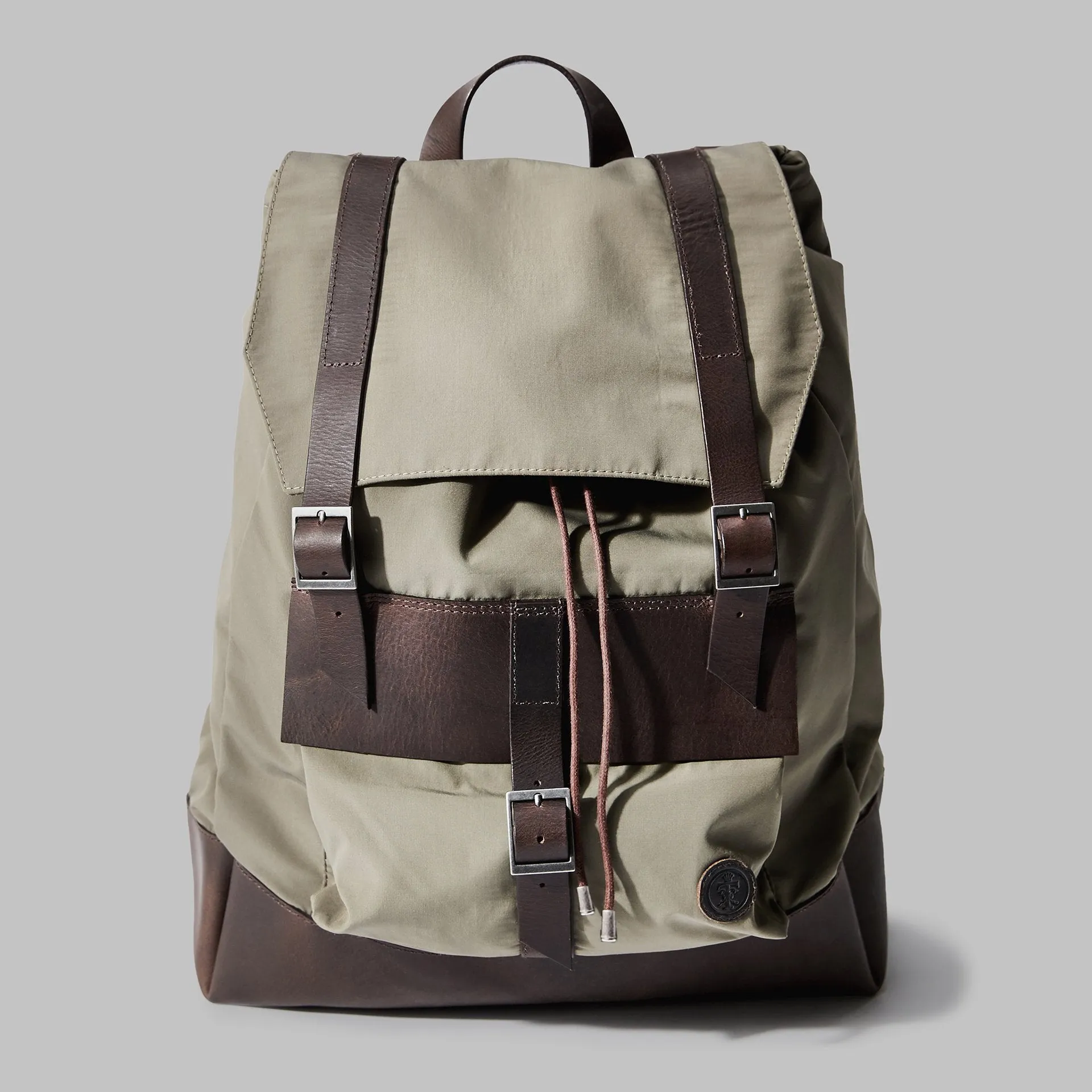 Kingsley Beige Nylon Rucksack