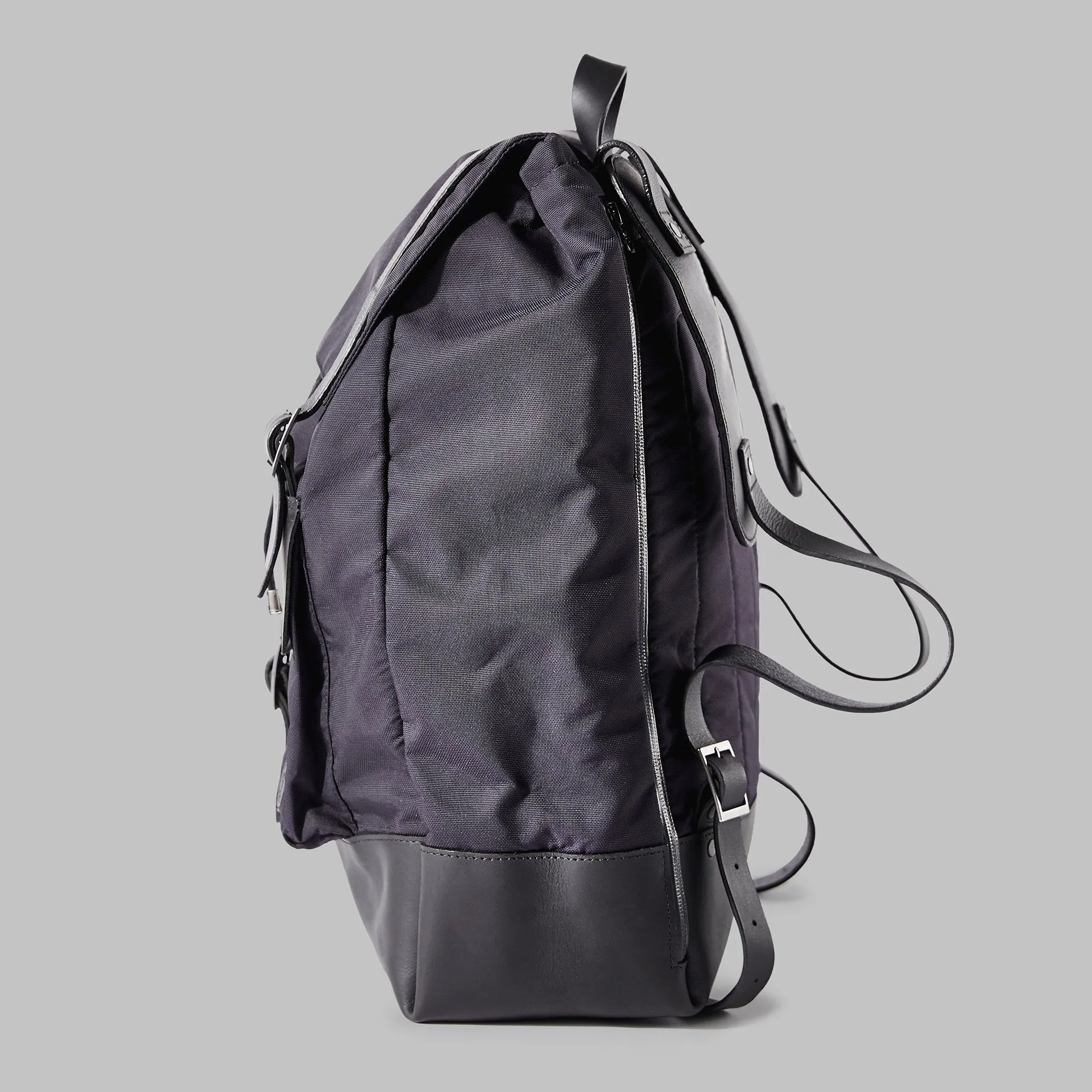 Kingsley Navy Nylon Rucksack