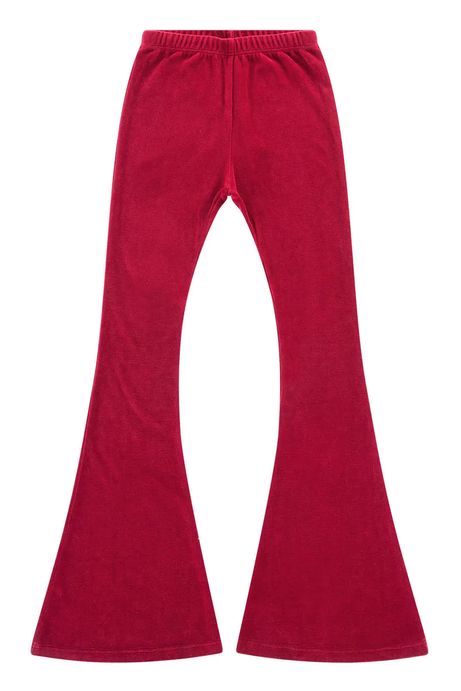 LDC VELOUR PANTS - RUBY