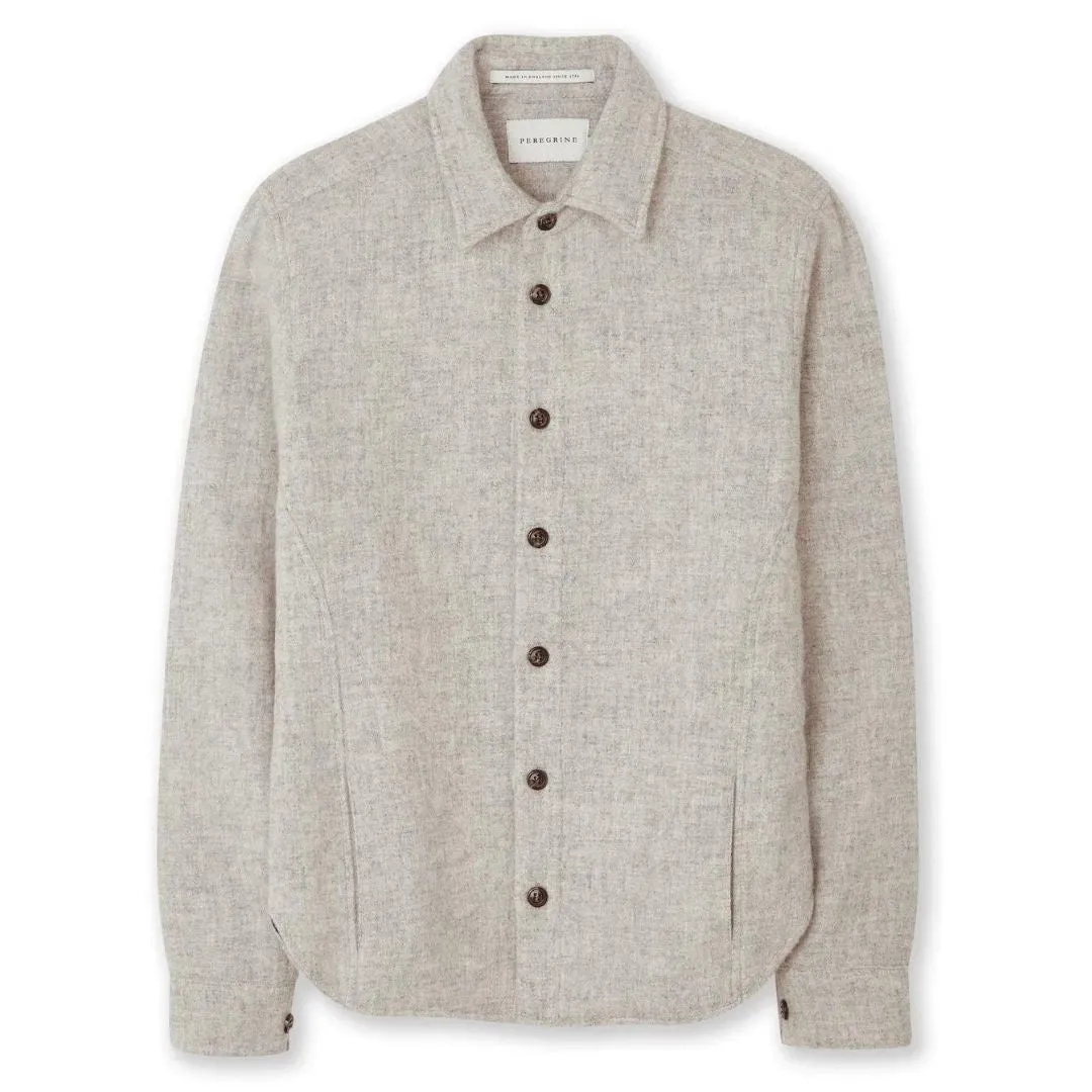 Light Grey Dexter Wool Overshirt