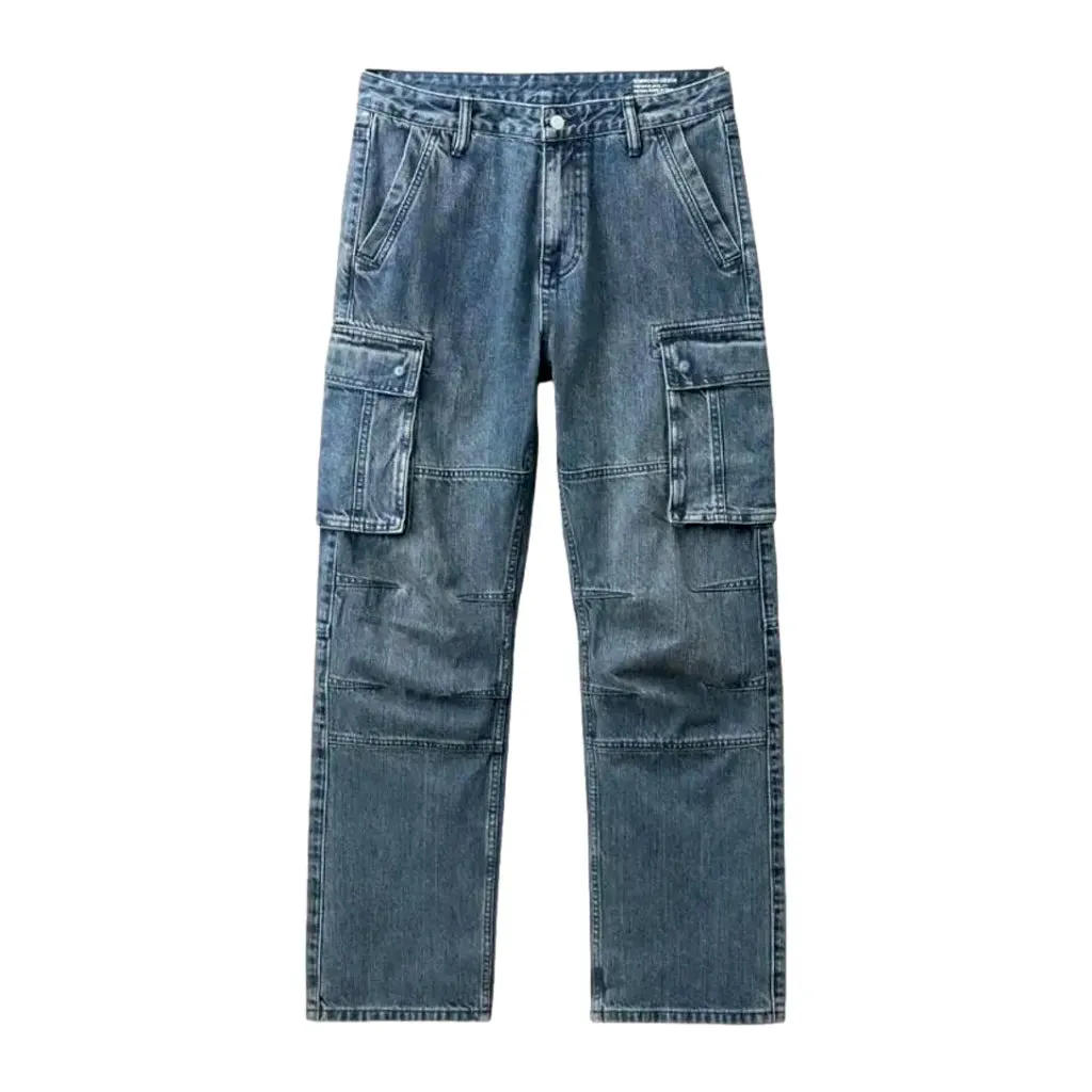 Light sanded men's jeans