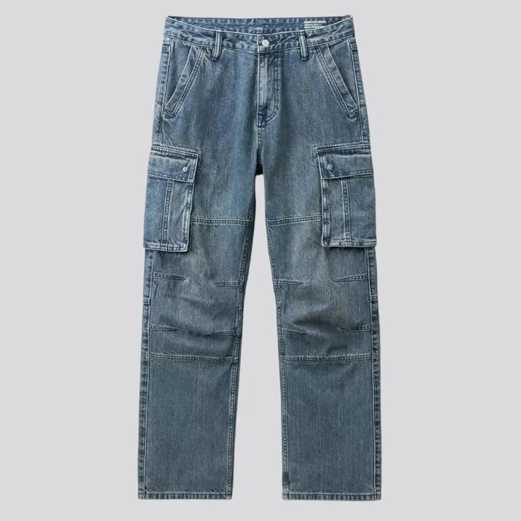 Light sanded men's jeans