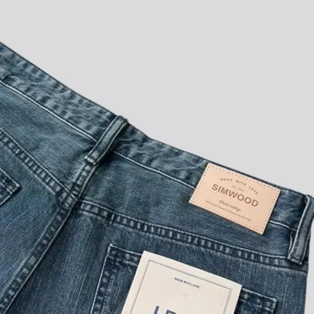 Light sanded men's jeans