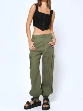 Linen Cargo Pants