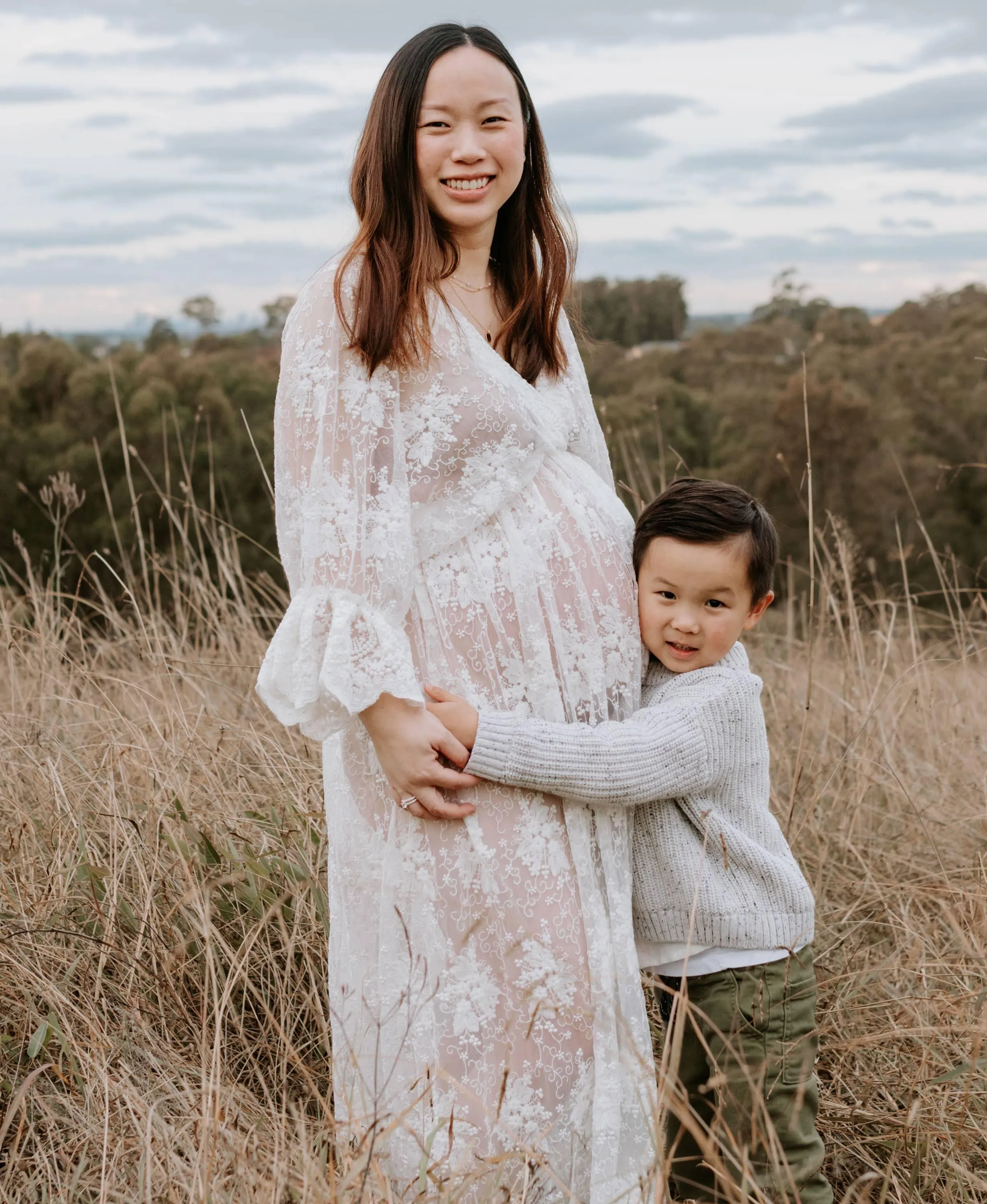 Lola Ivory Lace Maxi Dress