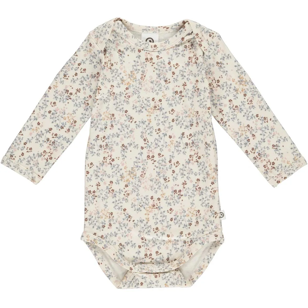 Long sleeve bodysuit- tiny floral print: Size 12-18M