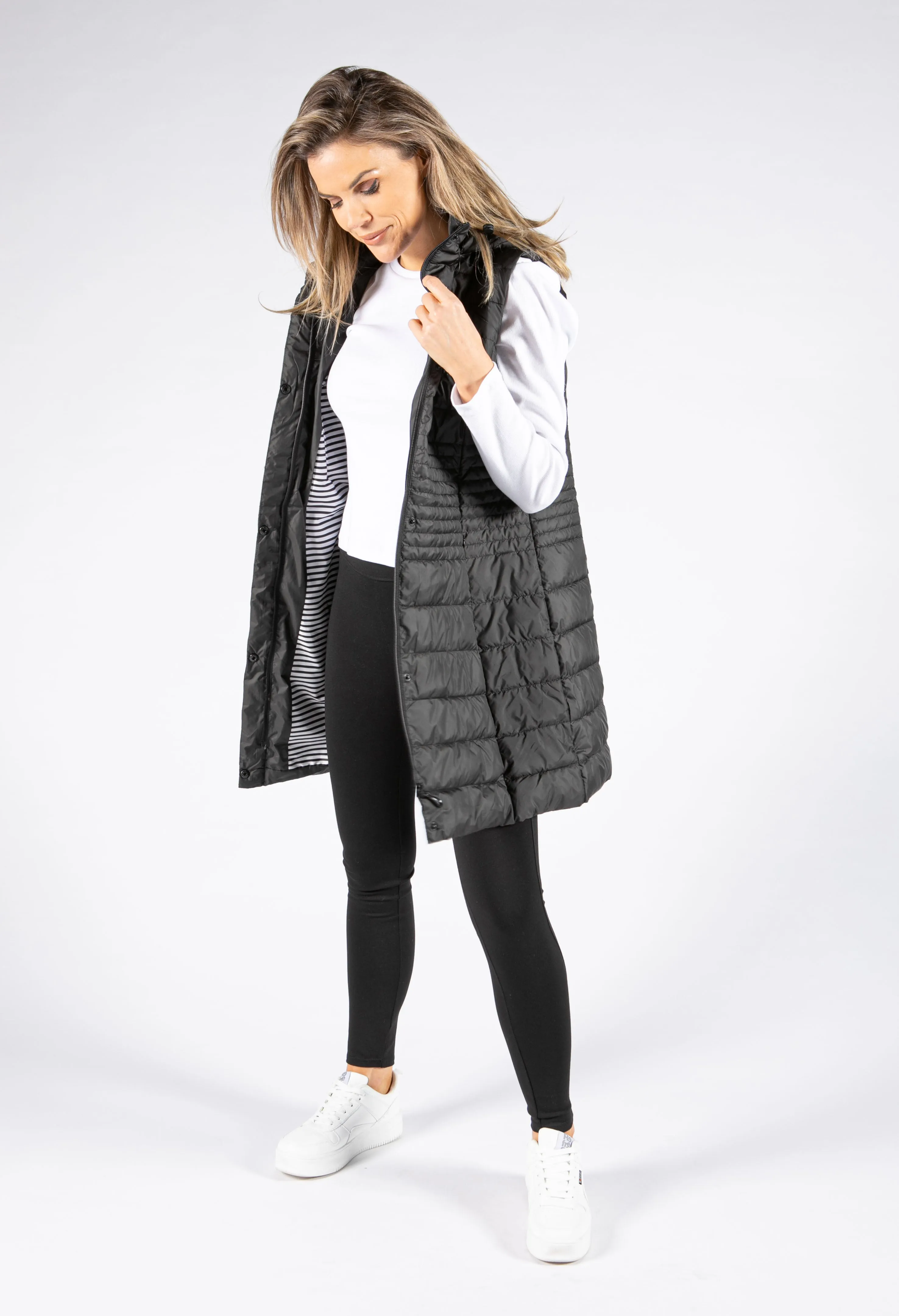 Longline Padded Gilet