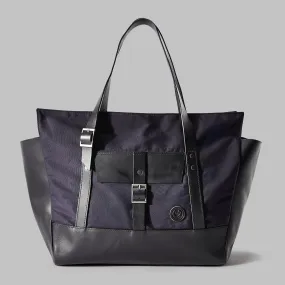 Longton Navy Nylon Large Tote