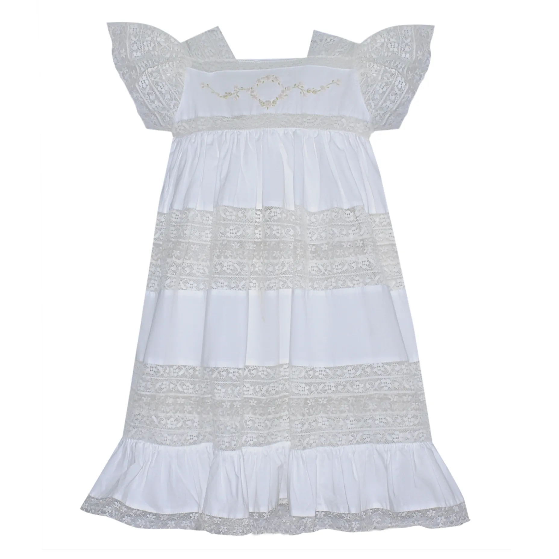 Mary Frances Dress - White