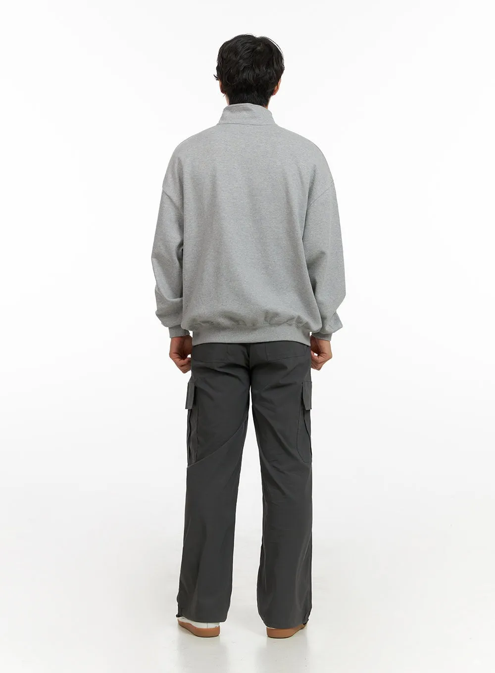 Men's Loose Fit Cargo Pants (Dark Gray) IG409