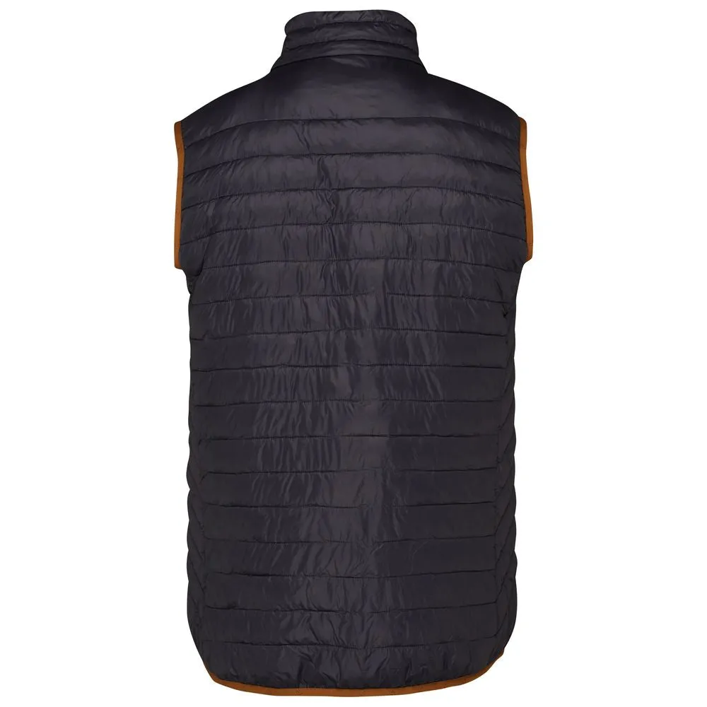 Mens Merino Wool Insulated Gilet (Smoke/Mustard)