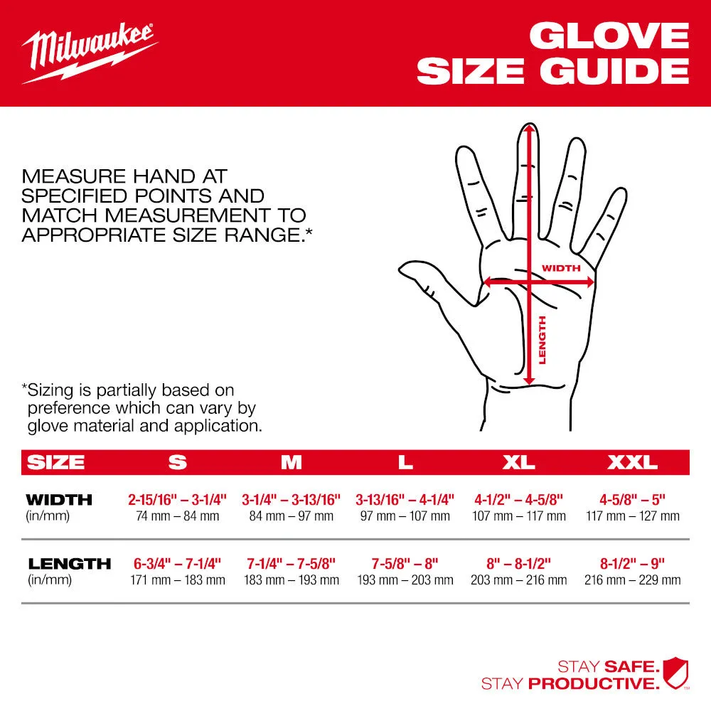 Milwaukee 48-73-7142 Cut Level 4 High-Dexterity Nitrile Dipped Gloves - L