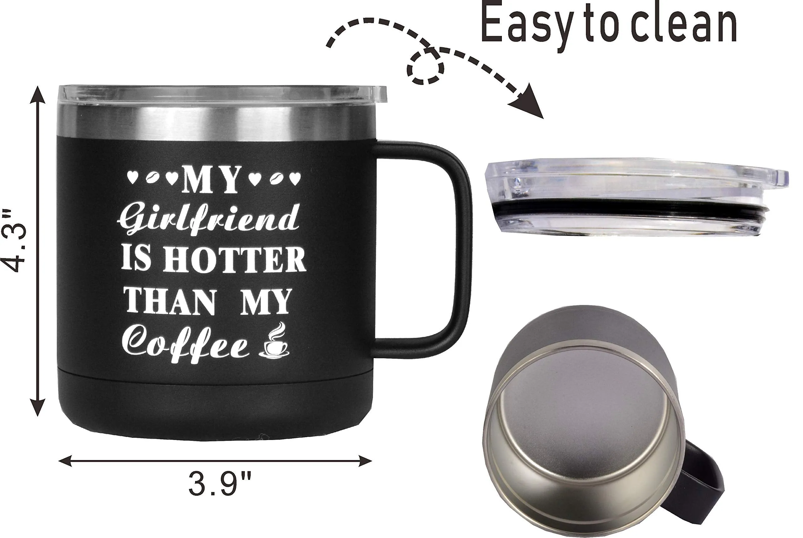 My Girlfriend is hotter than my Coffee Mug, World's Best Boyfriend Folding Pocket Knife