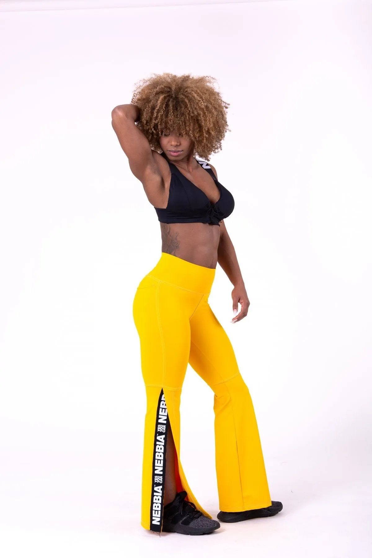 Nebbia 70s Fancy Flared Pants 667 - Yellow