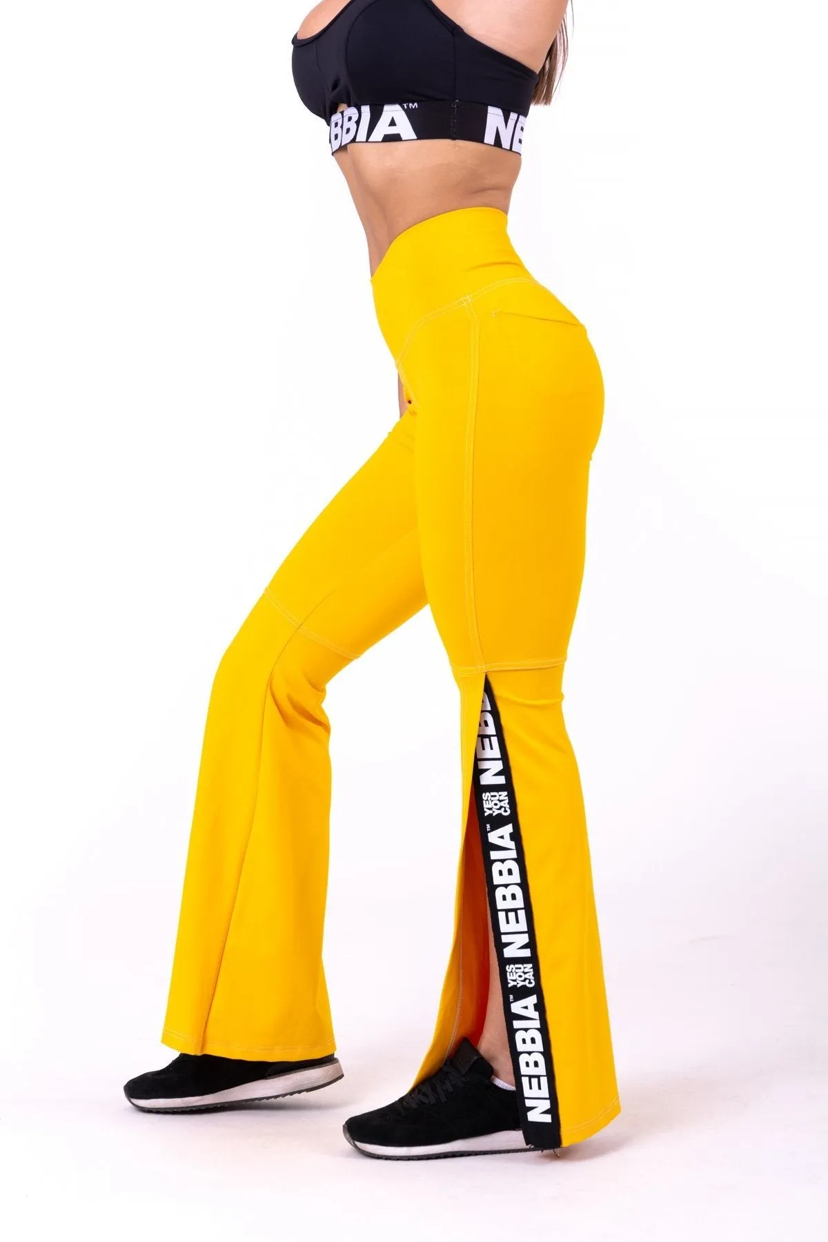 Nebbia 70s Fancy Flared Pants 667 - Yellow