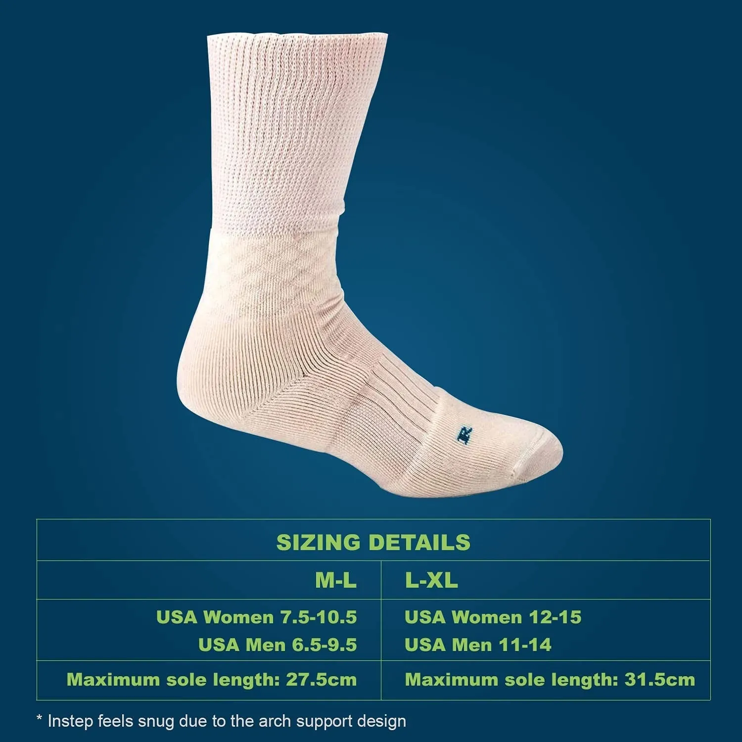 Nerve Spa Tall Diabetic Socks for Men - 1 pair