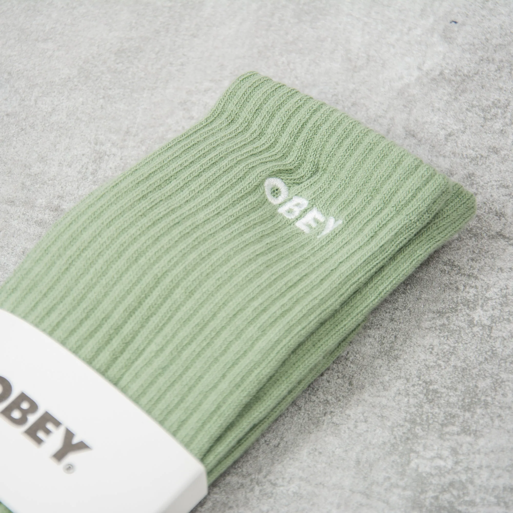 Obey Bold Socks - Iceberg Green