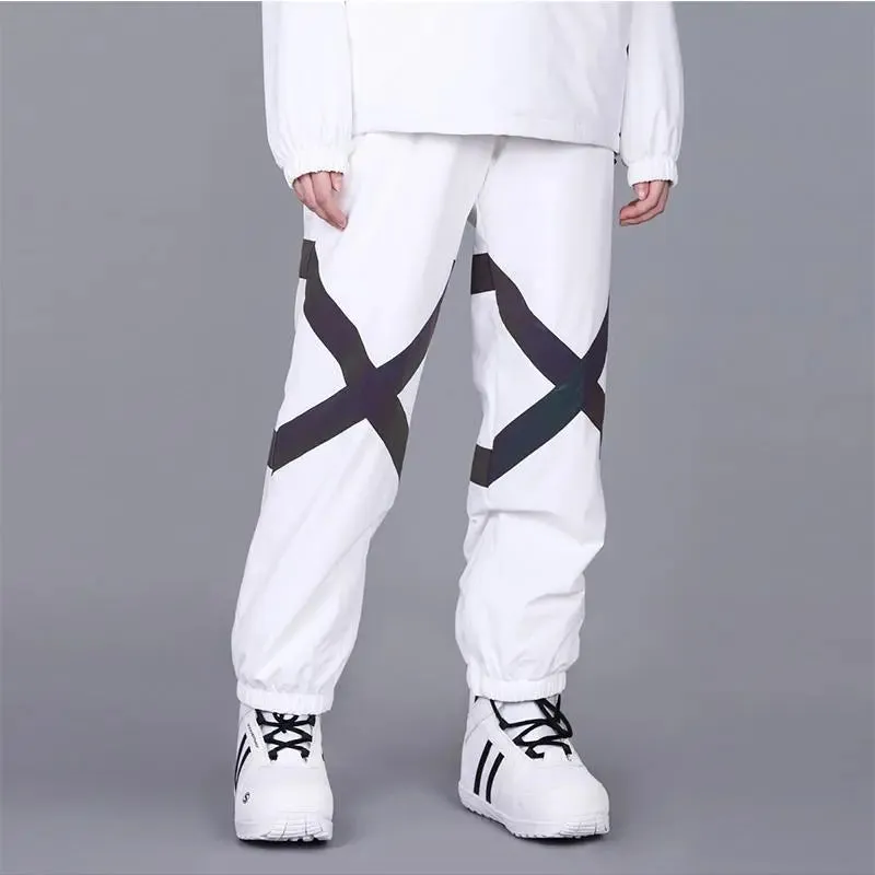 Outdoor Winter Insulated Snow Pants Loose Fit