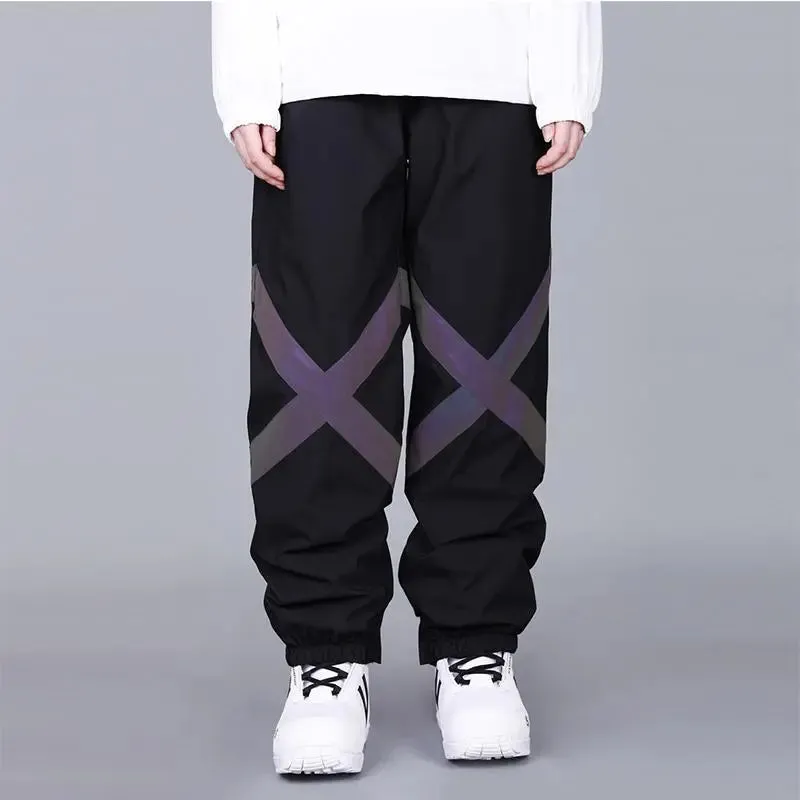 Outdoor Winter Insulated Snow Pants Loose Fit