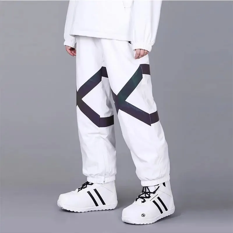 Outdoor Winter Insulated Snow Pants Loose Fit