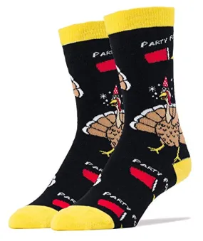 Party Fowl Men's Crew Socks