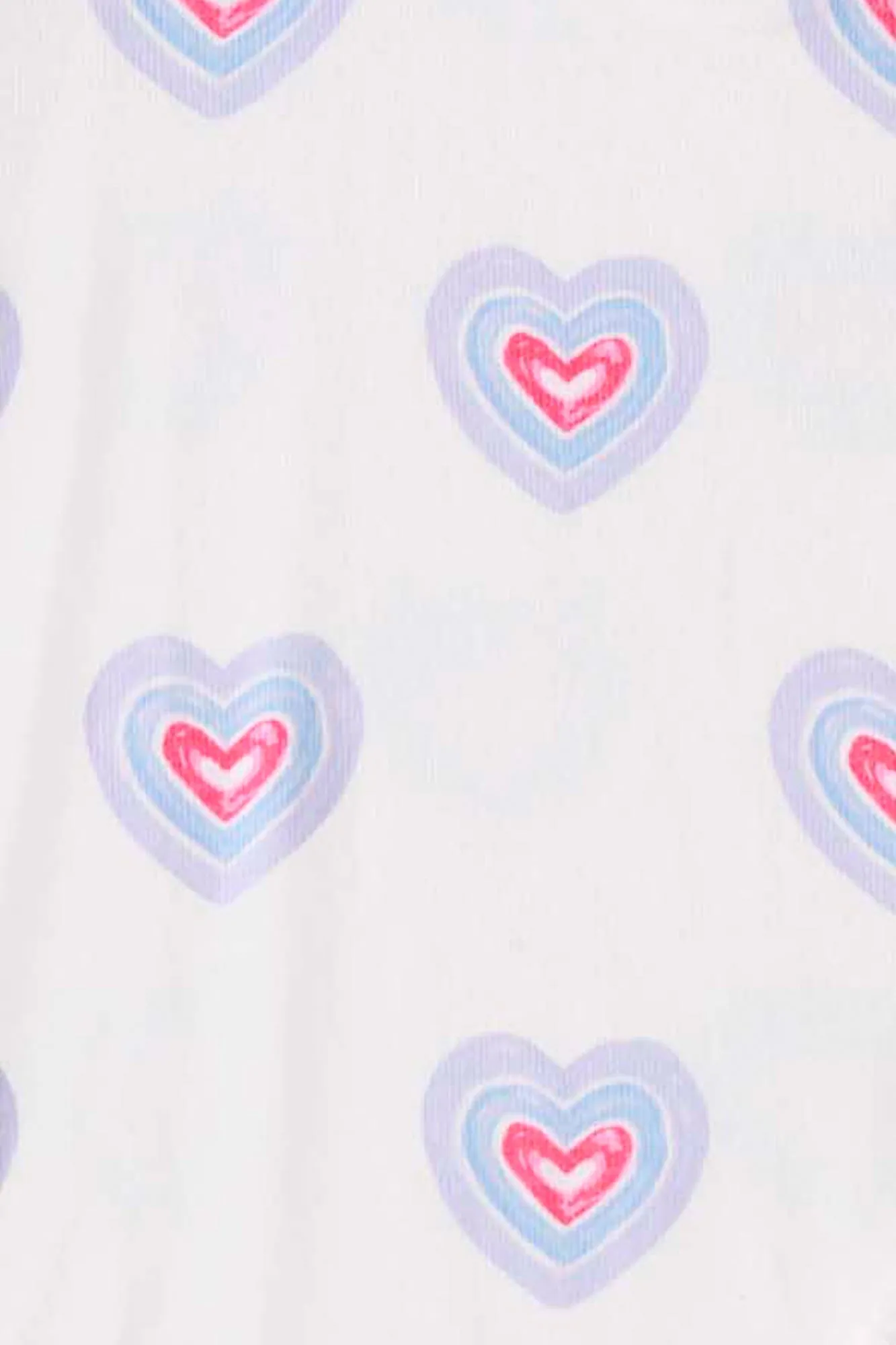 Peace & Love Hearts Print Baby Thermal Lounge Pant