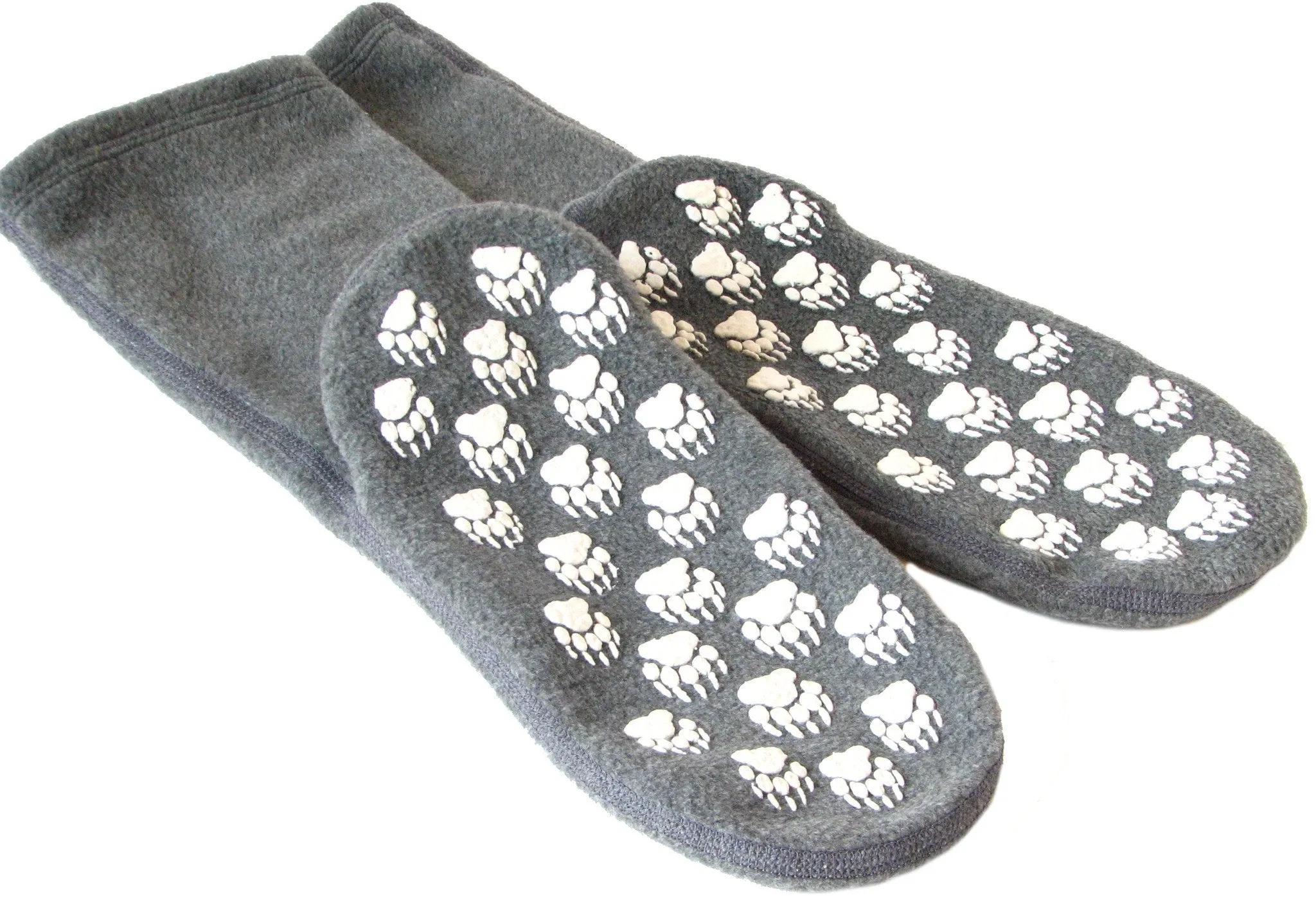 Polar Feet Fleece Socks - Soft Grey