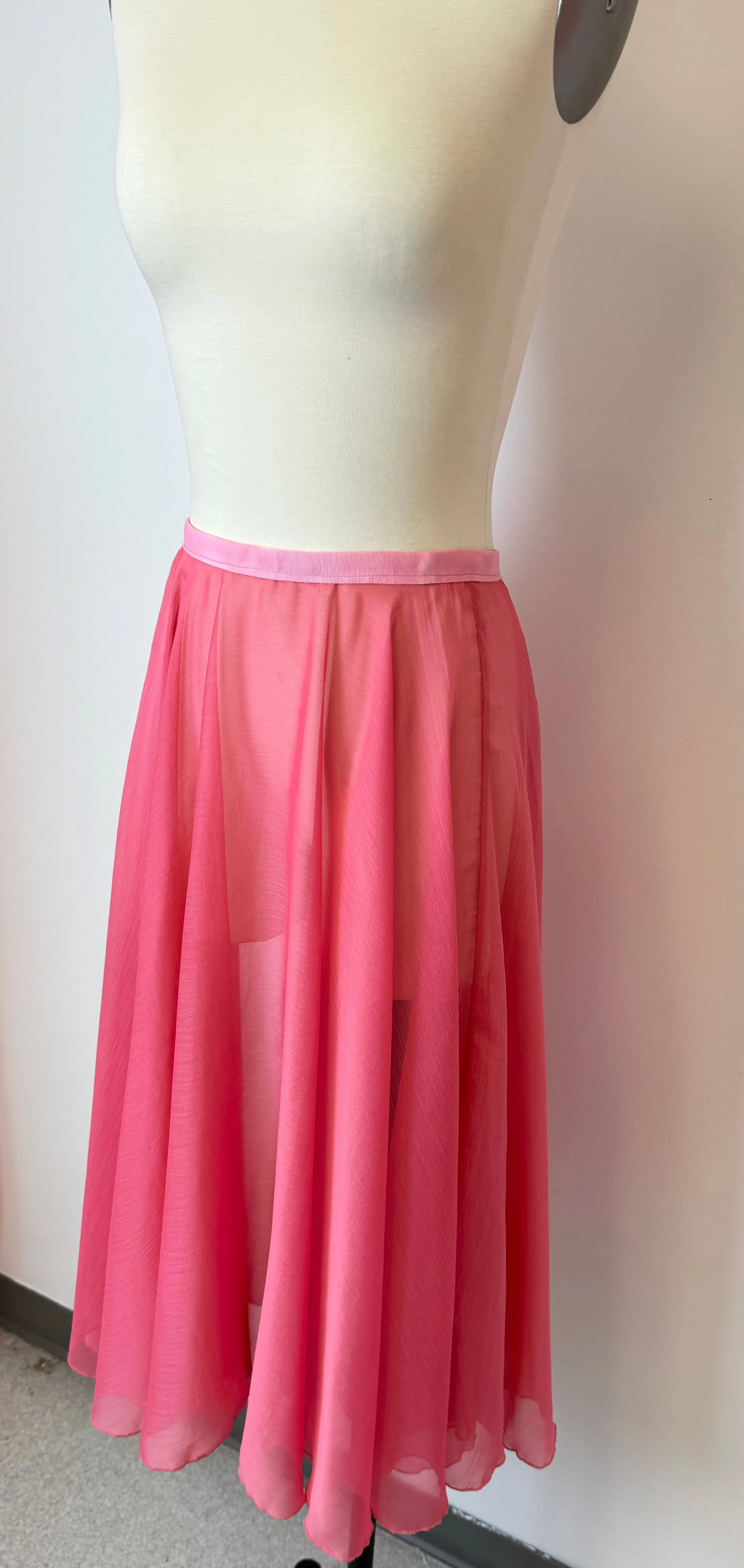 Ready-To-Wear Chiffon Skirt Pucci Rose