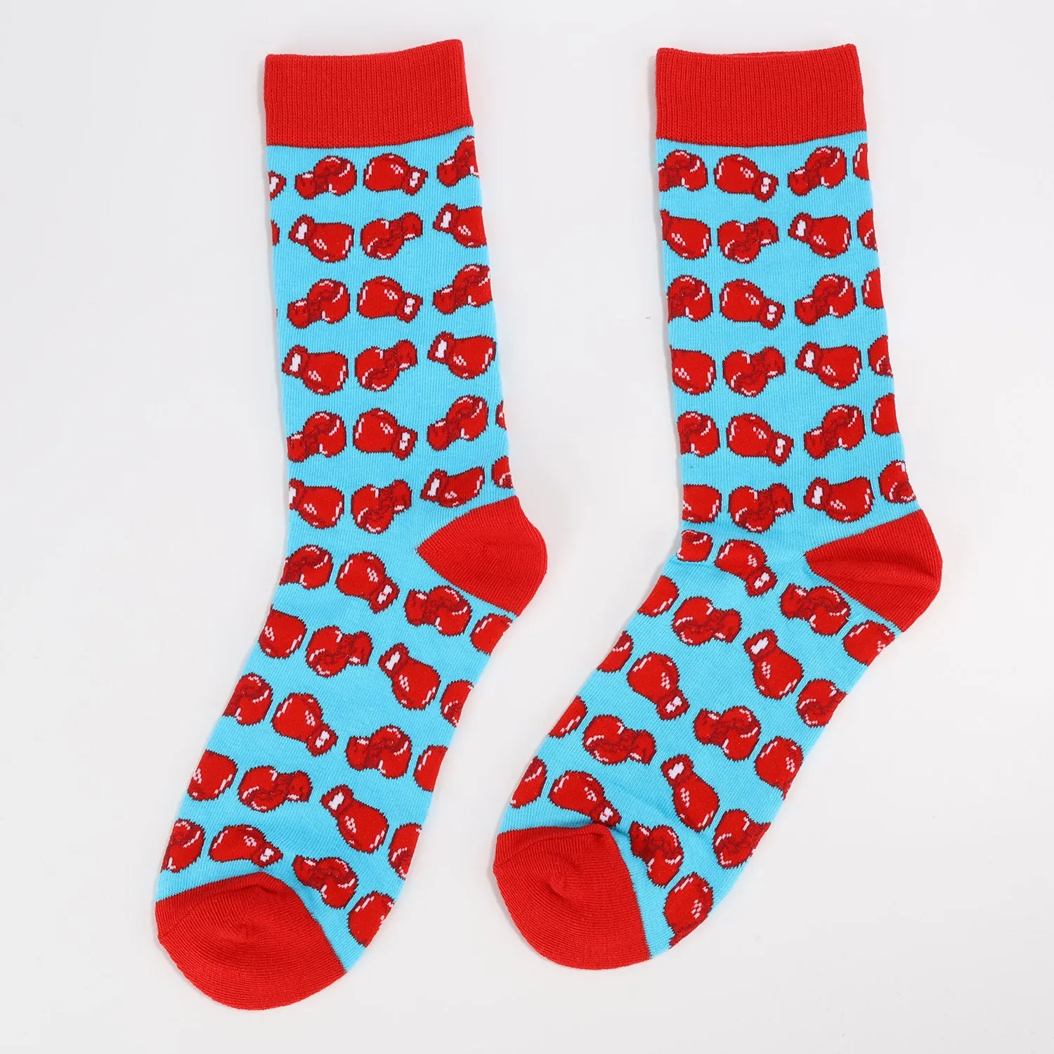 Red Boxing Gloves Socks