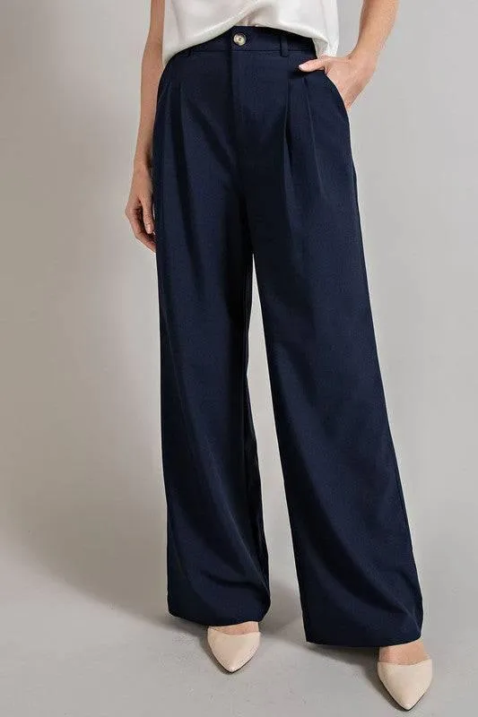 Relaxed straight pants