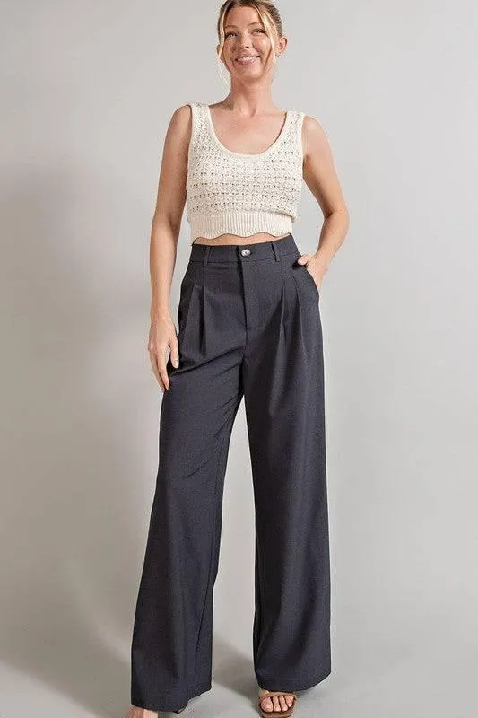 Relaxed straight pants