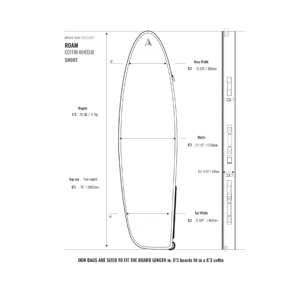 Roam Universal Coffin Wheelie Board Bag