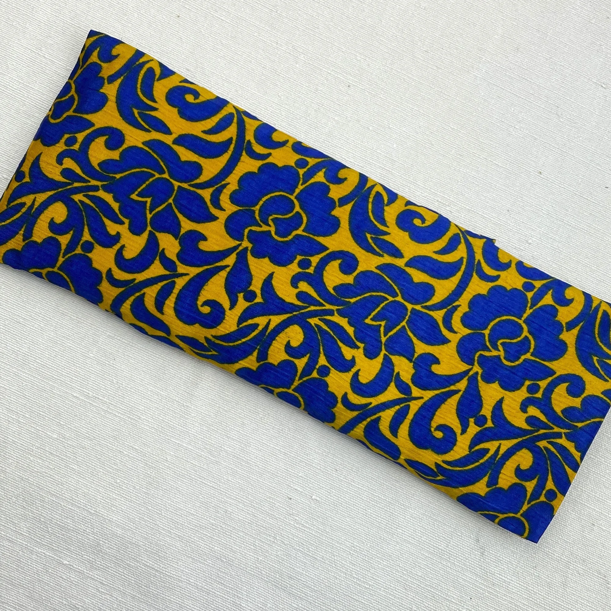 SALMEE Sari Fabric Weighted Aromatherapy Eye Pillow