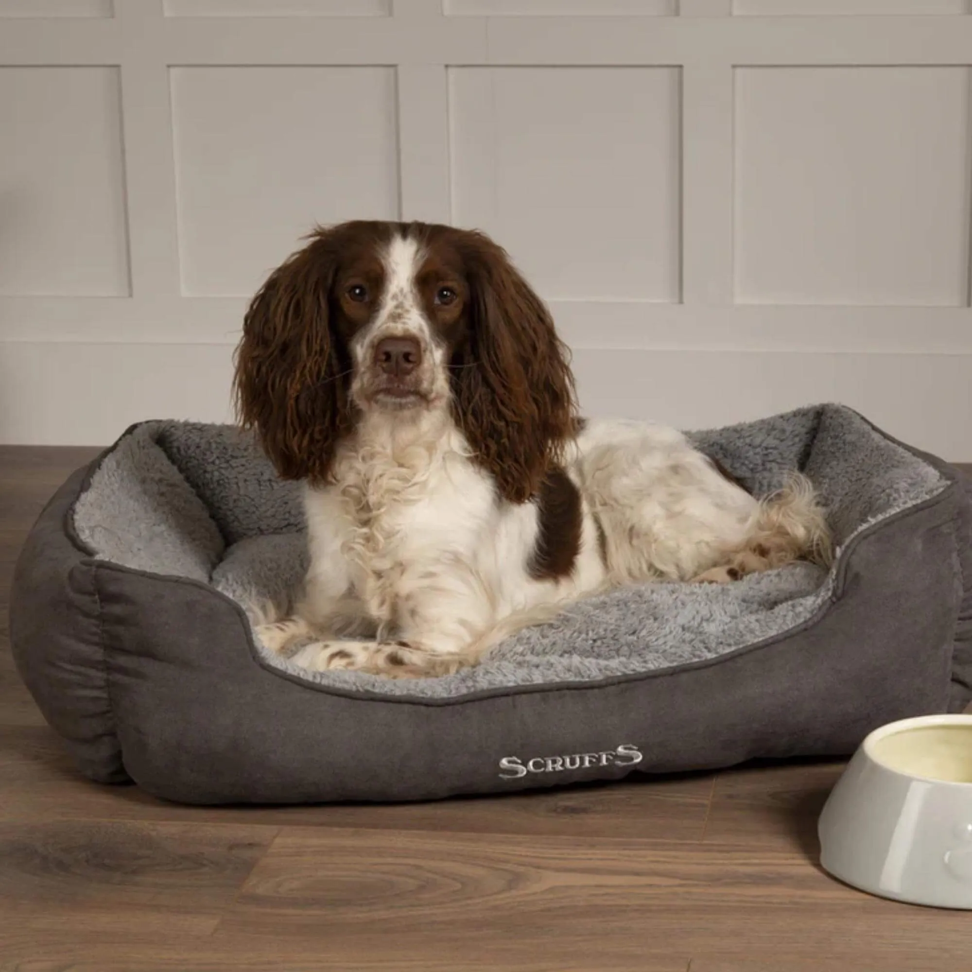 Scruffs Cosy Soft-Walled Dog Bed in Grey