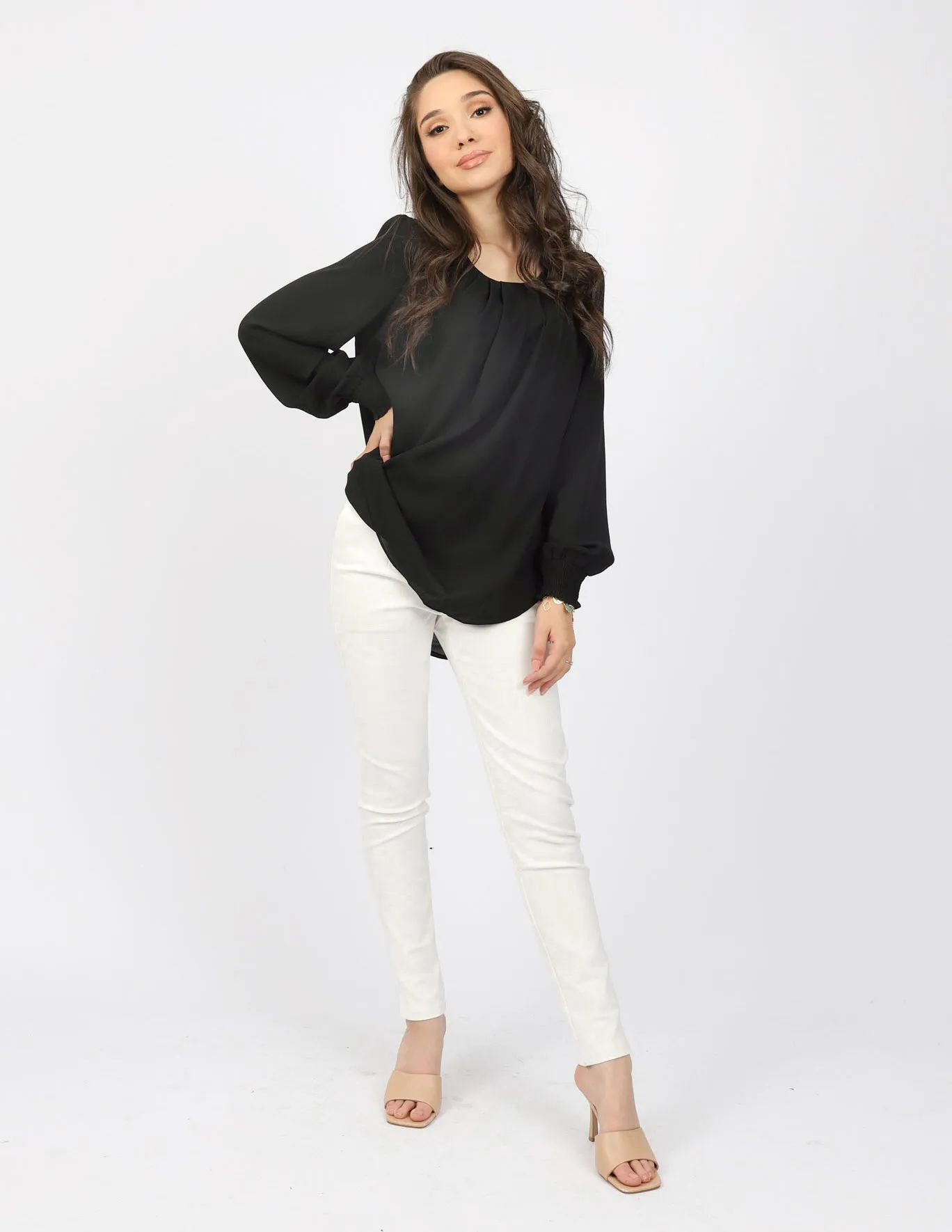 Short Pleat Blouse