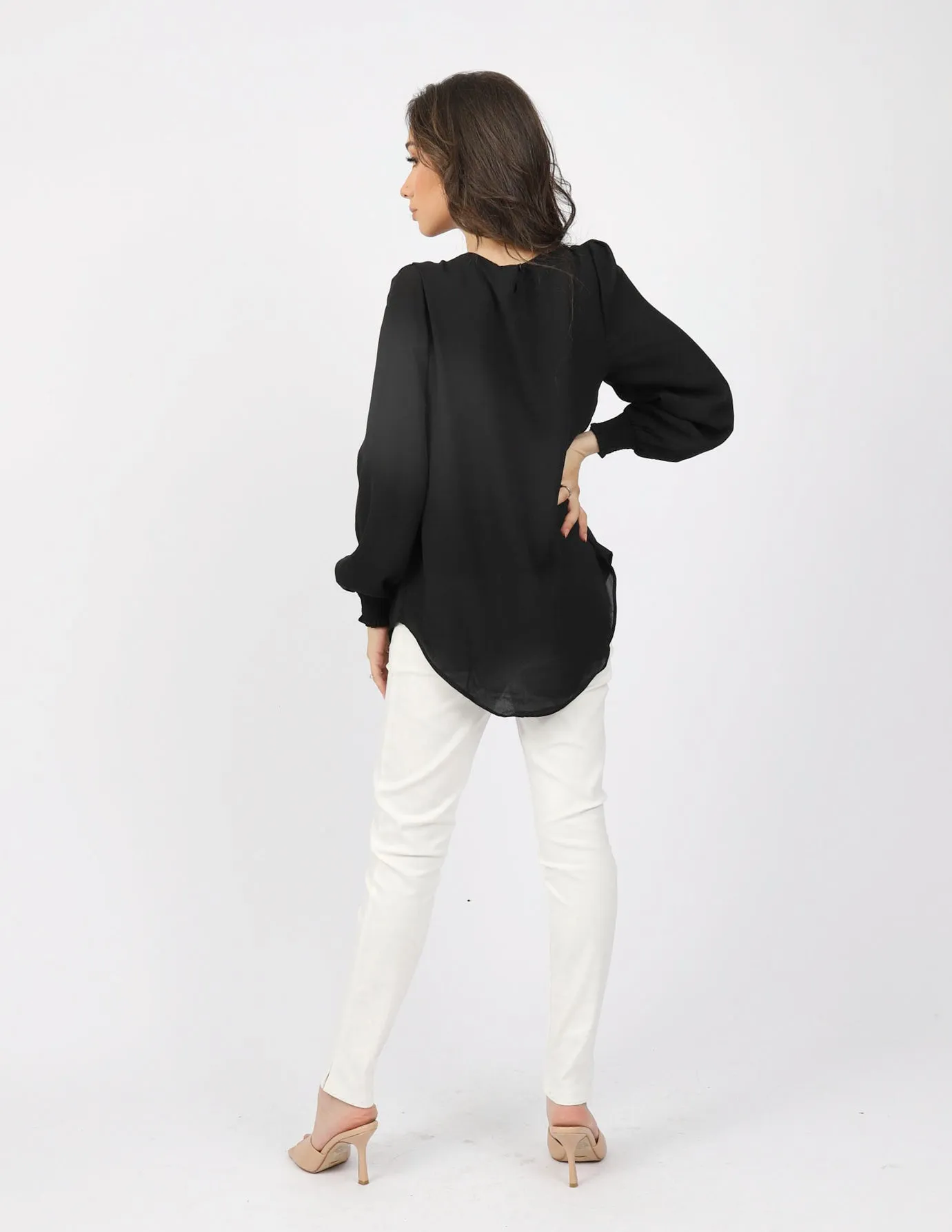 Short Pleat Blouse