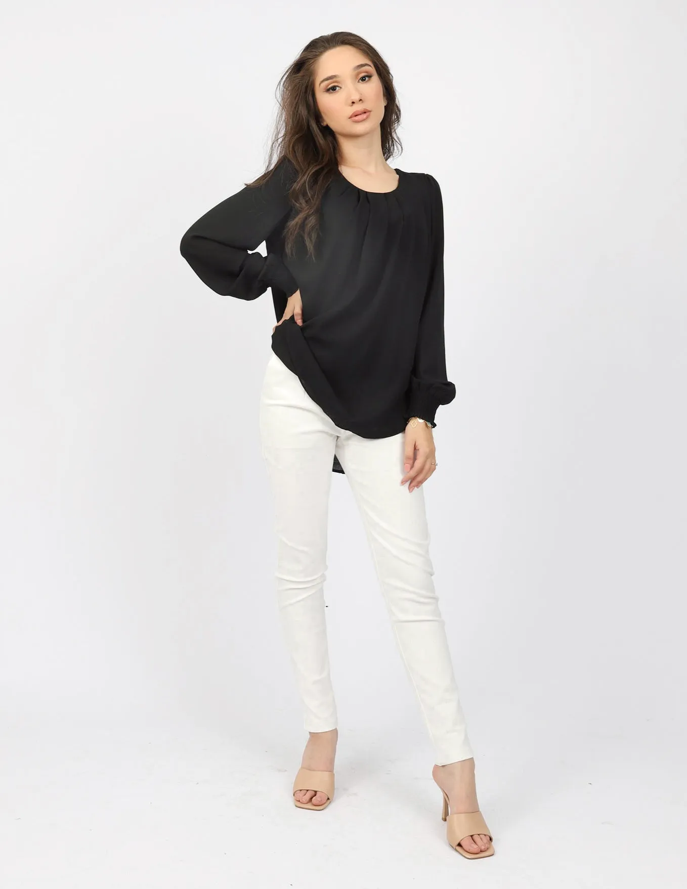 Short Pleat Blouse