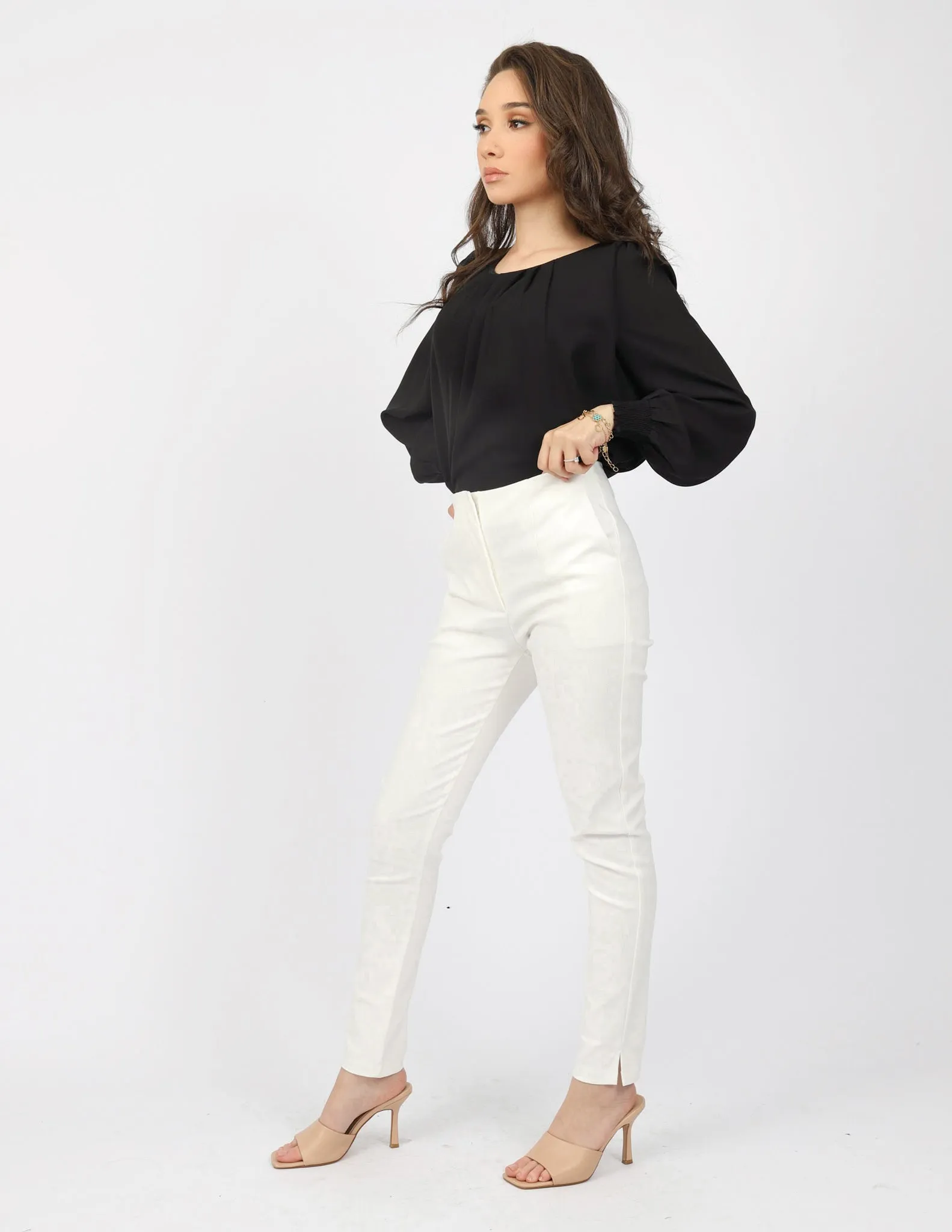 Short Pleat Blouse