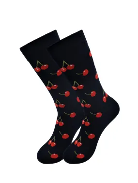 Sick Socks - Cherry - Delicious Farm Fruits Casual Socks