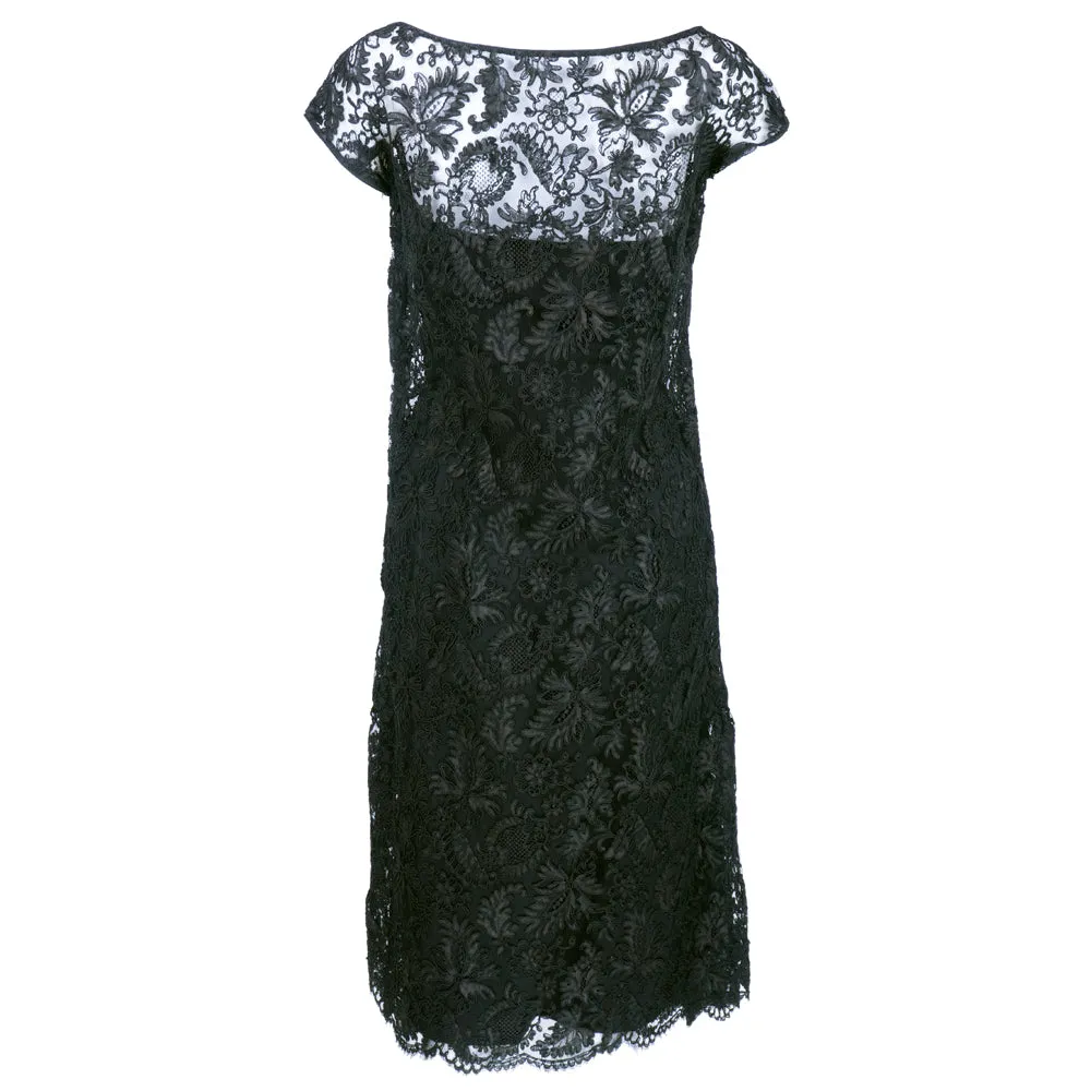 SIMPSON 60s Black Lace Cocktail Dress