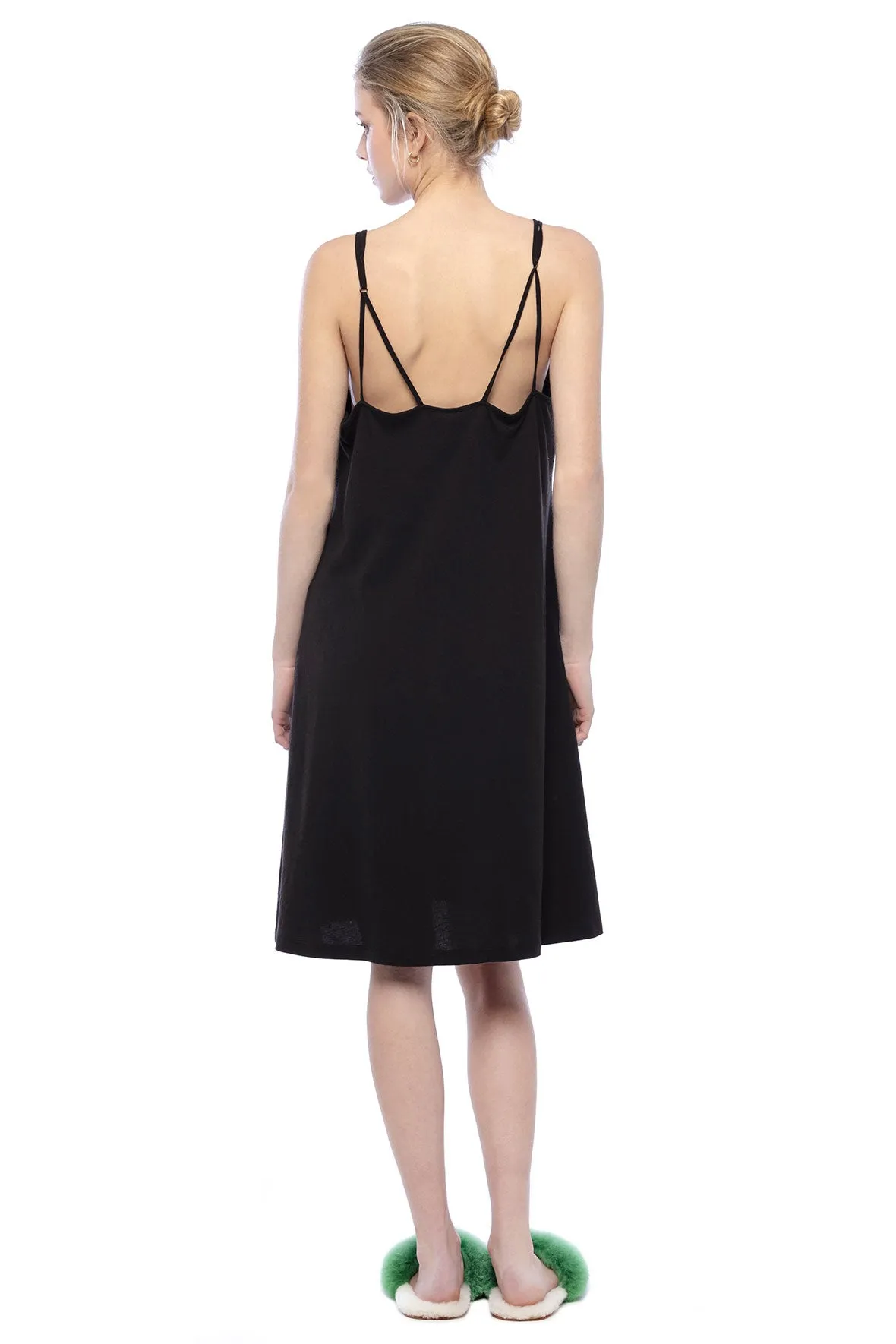 Slip Nightgown in Black